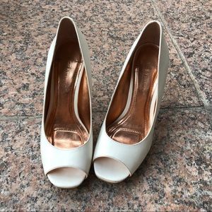 White BCBGeneration Heels